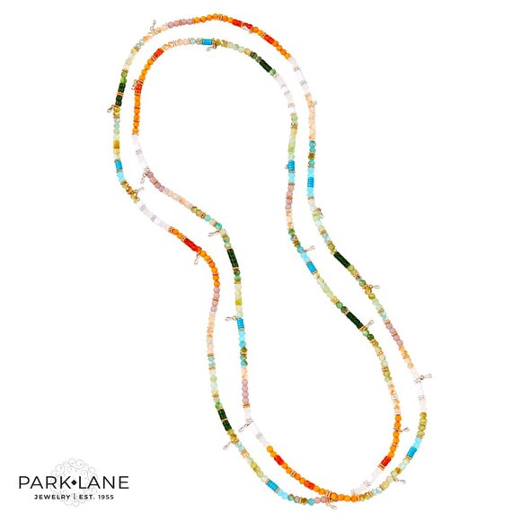 Park Lane Laguna Necklace/ Bracelet Wrap - Green, Orange - Picture 1 of 2